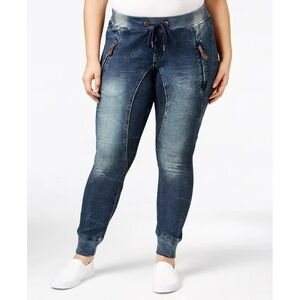 Standards & Practices Denim Knit Skinny Jogger Jean size L, Grey